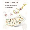 Aoibox Disposable Stick-on Placemats for Baby & Kids, Restaurant Table Mats with Animal Alphabet Theme, Toddler Baby Placemat,40PCS - 3 of 4