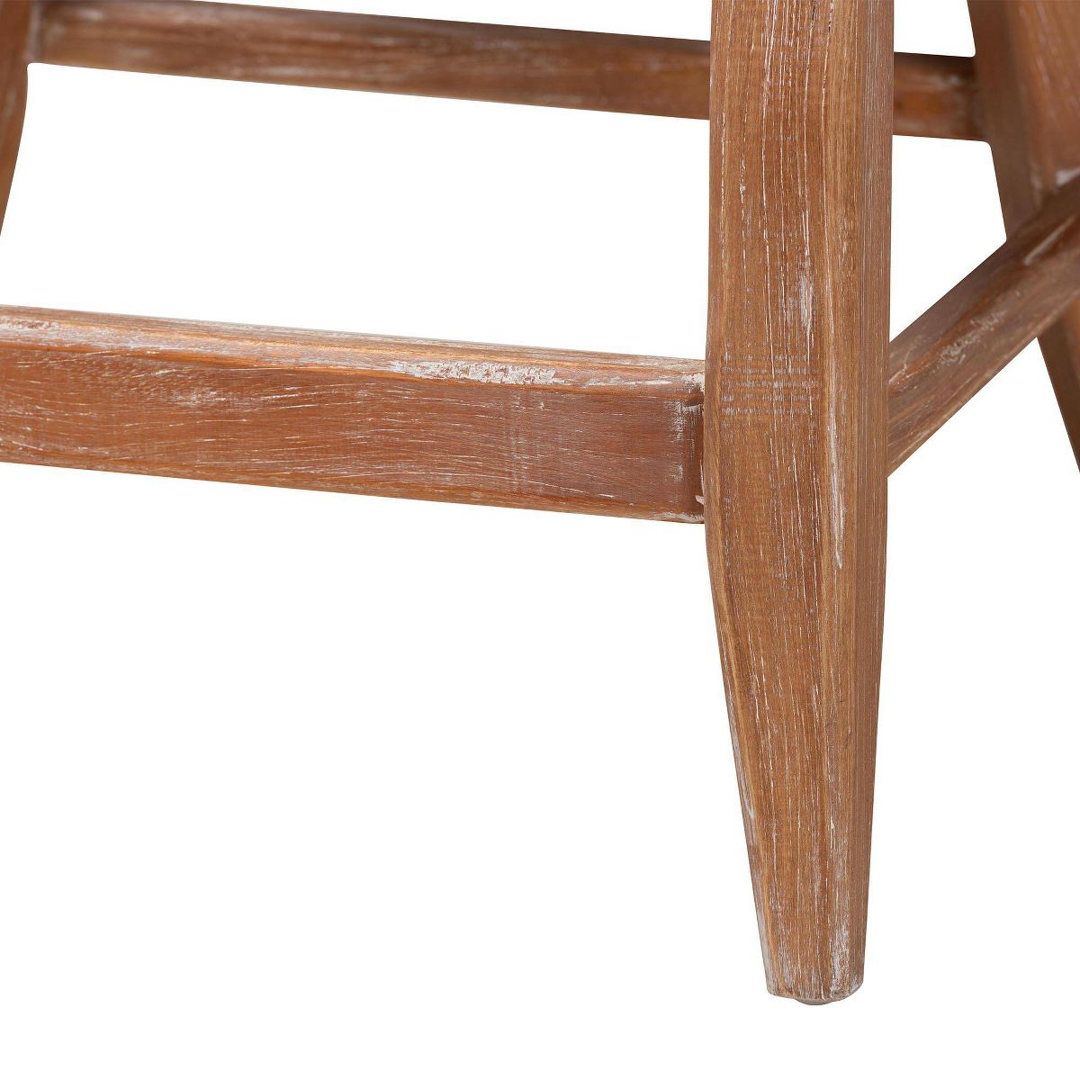 bali & pari Jasper Seagrass Counter Stool with Mahogany Wood Frame White Wash - thumbnail 7