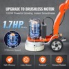 VEVOR Electric Concrete Floor Grinder 10" Walk-Behind Grinder 1.7HP Concrete Floor Polisher, 1300W Grinding Machine, Orange - 3 of 4