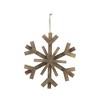YOOCOZZ  Christmas Party Decoration 2 Set - 17.7" x 17.7" Large Fir Wood Snowflake Ornaments, Hanging Home Decor Accents for Xmas Tree, Wall Art - 3 of 4