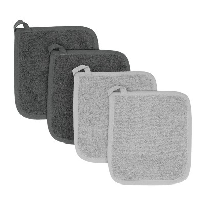 John Ritzenthaler Co. Ritz Variety 4-Pack Terry Pot Holder Set