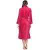 Women's Super Soft and Cozy Lounge Robe  - White Mark - 4 of 4