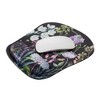Insten Floral Mouse Pad with Wrist Support Rest, Ergonomic Support, Pain Relief Memory Foam, Non-Slip Rubber Base, Trapezoid S - 3 of 4