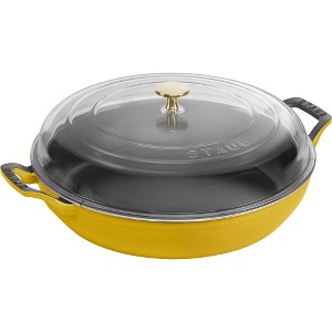 STAUB Cast Iron 3.5-qt Braiser with Glass Lid - 1 of 4