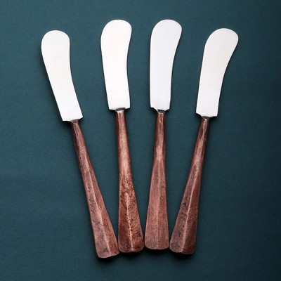 Inox Artisans Ridge Butter Knife/Spreader 4 Pc. Set
