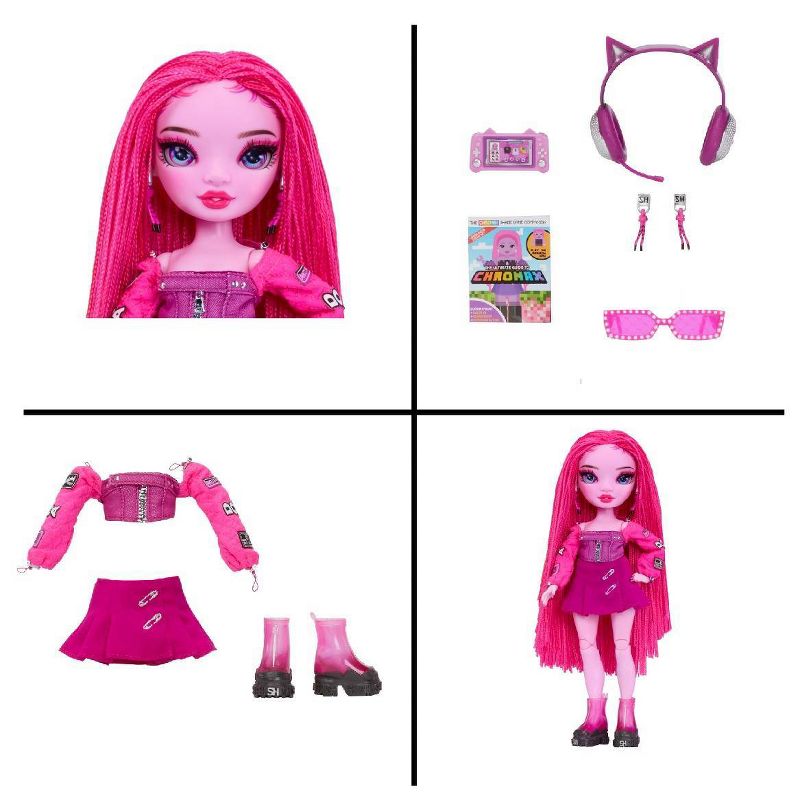 Rainbow High Shadow High Pinkie - Pink Fashion Doll Outfit &#38; 10+ Colorful Play Accessories, 6 of 9
