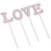 O'Creme 'LOVE' Cake Toppers, Set of 4 - 2 of 2