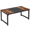 Vynxaria 63' Executive Desk, Large Modern Office Workstation with Thick Metal Frame, Sturdy Business Furniture for Home/Office - 2 of 4