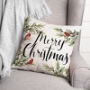 Creative Products Merry Christmas Cardinals 16 x 16 Spun Poly Pillow - 3 of 3