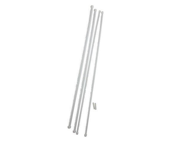 Window Wonder Adjustable Frame for Damage-Free String Light Displays - 4 Rod Set