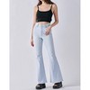 Women's High Rise Flare With Darts Jeans - CELLO - 4 of 4