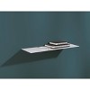 24" Dolle Katana Floating Metal Shelf White - image 3 of 4