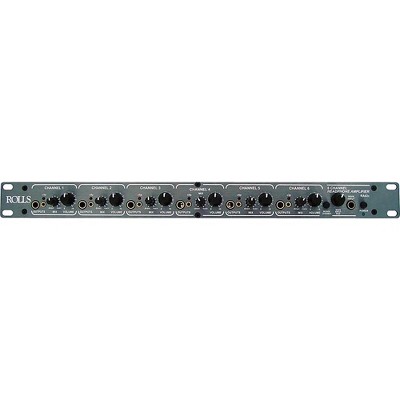 ROLLS 6 CH PRO HEADPHONE AMP 1U