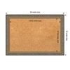 Amanti Art Parisian Silver Wood Framed Corkboard, Grey Cork - 4 of 4