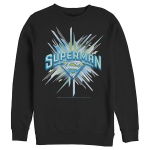 Men's Superman Logo Icicles Sweatshirt - 1 of 3