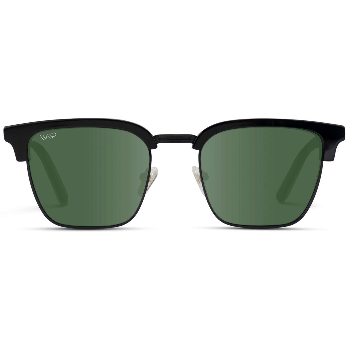 WMP Eyewear Polarized Semi-Rimless Rectangular Sunglasses - thumbnail 5