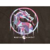 Mens Mortal Kombat Dragon Logo Sub Zero Black Hooded Sweatshirt - 2 of 2