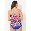 Swimsuits for All Women's Plus Size Flyaway Bandeau Tankini Top - 4 of 4