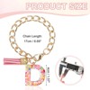 Unique Bargains Epoxy Resin Colorful Glittery Tassel Sports Water Bottle Accessories Letter Charm 1 Pc - 2 of 4