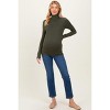 Pinkblush Olive Maternity Mock Neck Top - 4 of 4