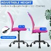 BestMassage Mesh Office Chair Computer Chair with Lumbar Support & Thickly Padded Seat Rolling Swivel Back Support Chair for Home Office - 3 of 4
