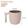 Unique Bargains Home Travel Durable Plastic Toothbrush Holder Toothbrush Cup 1 Pc - 2 of 4
