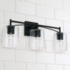 Capital Lighting Peyton 3 - Light Vanity in  Matte Black - 4 of 4