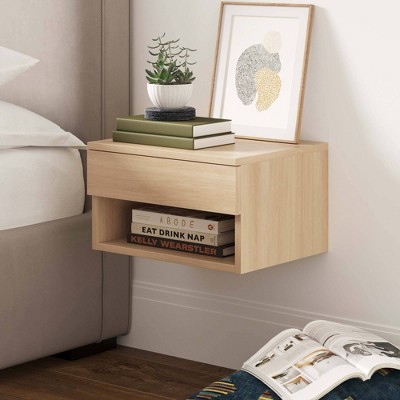 Nash Industrial Modern Wood Tray Top Side Table - Nathan James : Target