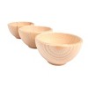 TickiT® Wooden Bowls - Set of 3 - 3 of 4