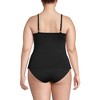 Lands' End Women's Chlorine Resistant Square Neck Tankini Swimsuit Top - 2 of 3