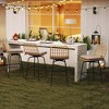 Tangkula 2 PCS Patio Bar Stools 360° Swivel PE Rattan Bar Chairs with Backrests & Footrests Outdoor Armless Barstools with Soft Seat Cushions - 4 of 4