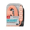 Globe Electric 12' 3 Outlet Extension Cord Apricot: Indoor Electrical Cord, 16 AWG, ETL Listed, 13 Amp, 12 ft Length - 2 of 3