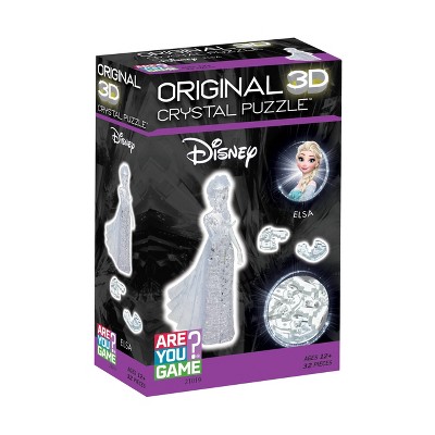 Disney Elsa 5-Inch Clear Crystal 3D Puzzle