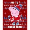 Women's Peppa Pig Christmas Up to Snow Good T-Shirt - 2 of 4