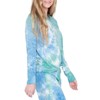Hello Mello Women's Dyes The Limit Lounge Top and Shorts, 2-Piece Pajama Set - 3 of 4