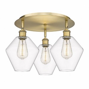 Cindyrella - 3 Light Flush Mount In Industrial Style-11 Inches Tall and 19.75 Inches Wide - 1 of 1