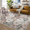 Area Rug, Rugs for Living Room, Washable Rug, Vintage Rugs for Entryway, Traditional Floor Cover, Thin Carpet, Kitchen Distressed Non Slip Mat - 2 of 4