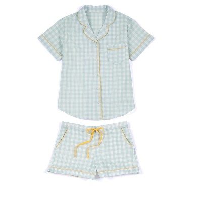 Shiraleah Jenny Plaid Shorts Pajama Set
