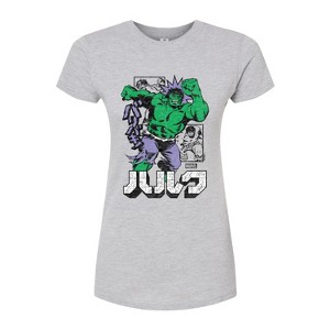 Women's - Marvel - Hulk Katakana Fitted Graphic T-Shirt - 1 of 3