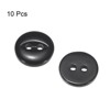 Unique Bargains Round Resin 2-Hole Fish Eye Craft Replacement Sewing Button 10 Pcs - 3 of 4