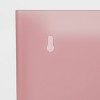 Hanging File Sorter Powder Rose - Brightroom™: Wall File Organizer, Polypropylene, No Assembly, 12.25" H, 8.46" W, 4" D - 3 of 3