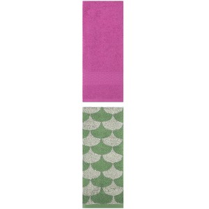 REGALWOVEN Geometric Absorbent Soft Bathroom Cotton Hand Towels 13" x 30"/13" x 29" 2 Packs - 1 of 4