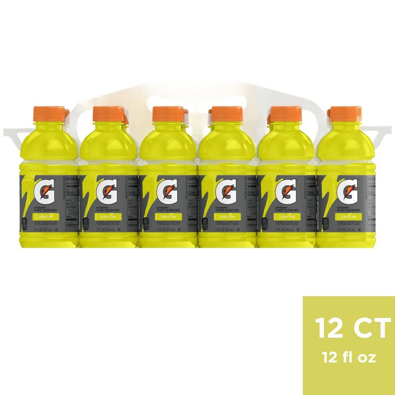 Gatorade Lemon Lime Sports Drink - 12pk/12 fl oz Bottles, 1 of 7