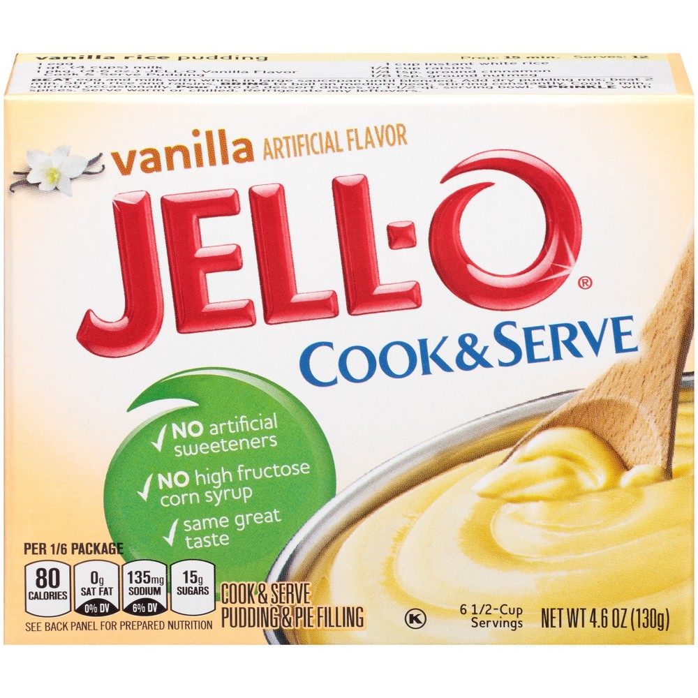 UPC 043000206928 product image for JELL-O Cook & Serve Vanilla Pudding - 4.6oz | upcitemdb.com