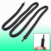 Unique Bargains Aquarium Fish Tank Rubber Hose Air Curtain Bubble Oxygen Diffuser Black 41" Length - 2 of 3
