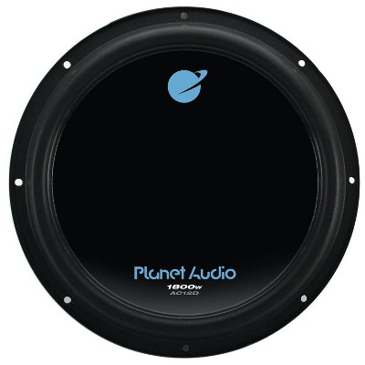 Planet Audio 12 Inch 1800W Car Audio Power Single Subwoofer DVC 4 Ohm AC12D