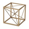 Cheung's Emel Abstract Patterned Golden Cube Decor - Small - 2 of 3