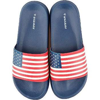 Vizari Kids 'USA SS' Soccer Slide Sandals For Boys and Girls - Navy