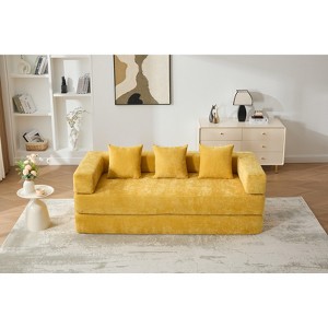 Mocamel UNITED WE WIN Folding Sofa Bed - Convertible Memory Foam Sleeper for Multi-Room Use - 1 of 4
