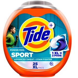 Tide Sport Power Pods HE Compatible Febreze Odor Eliminator Laundry Detergent Soap Pacs - 1 of 4